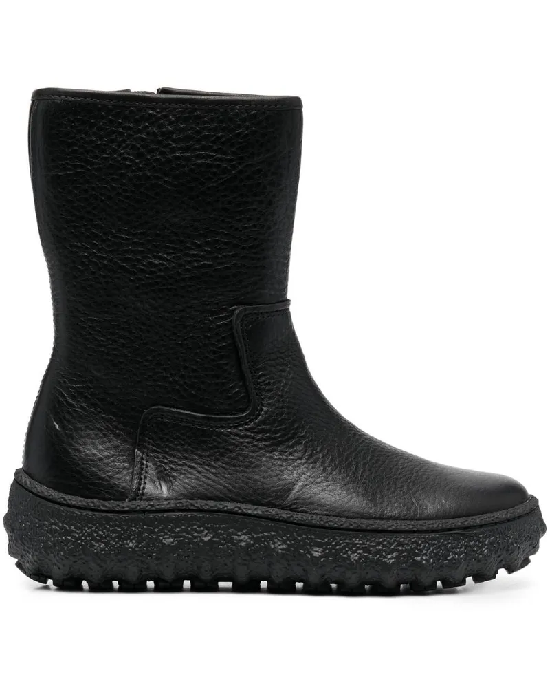 Camper Slip-On-Stiefeletten - Schwarz Schwarz