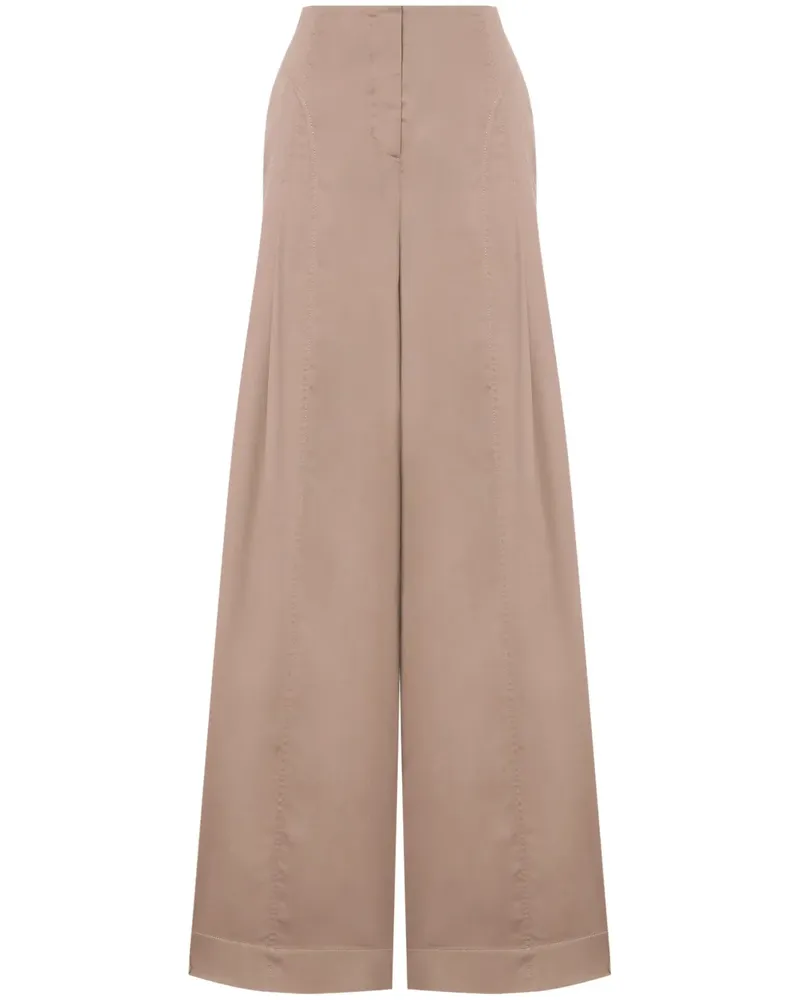 Alberta Ferretti Palazzohose - Nude Nude