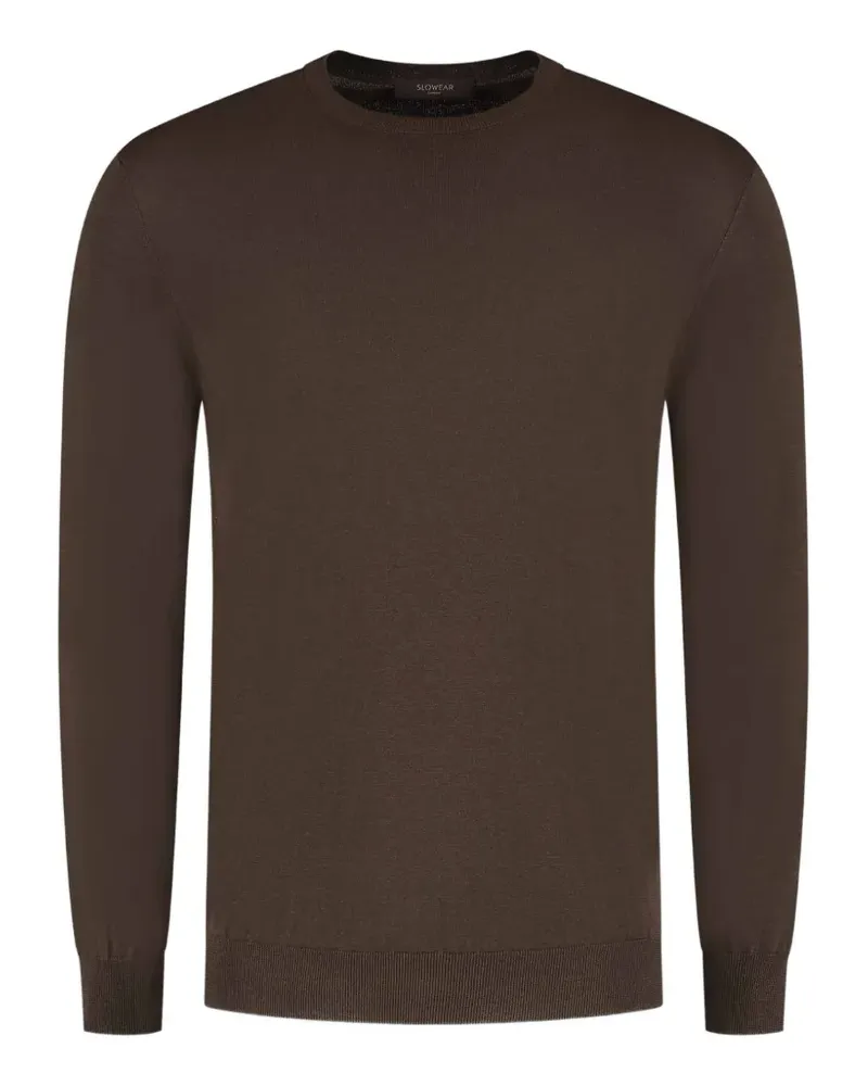 Zanone knitted sweater - Braun Braun