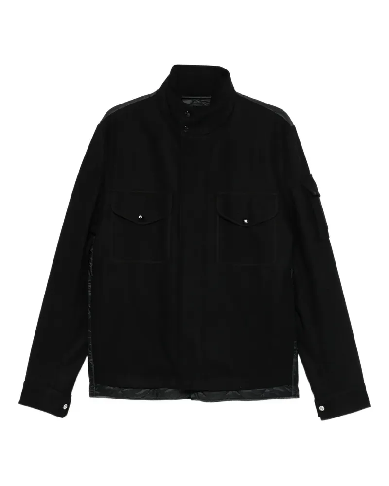 Moncler Steppjacke mit Klappentasche - Schwarz Schwarz