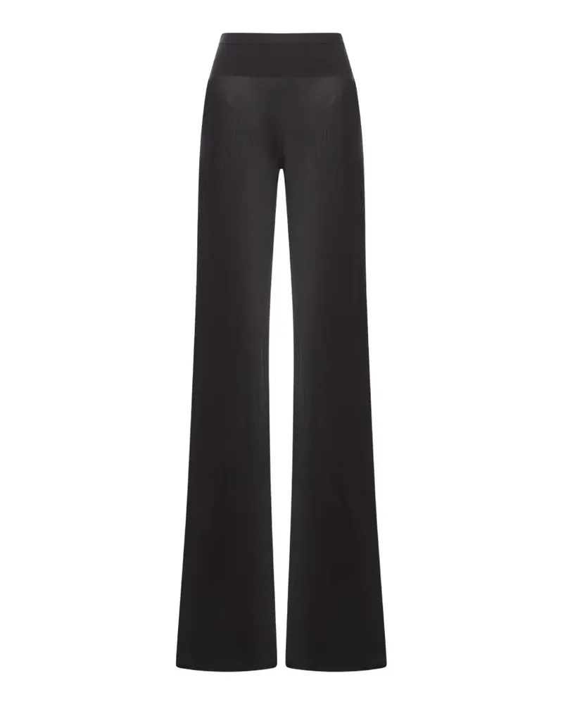 Rick Owens Hose mit geripptem Bund - Schwarz Schwarz