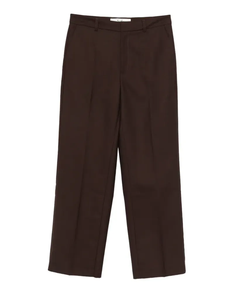Séfr Jeon trousers - Braun Braun