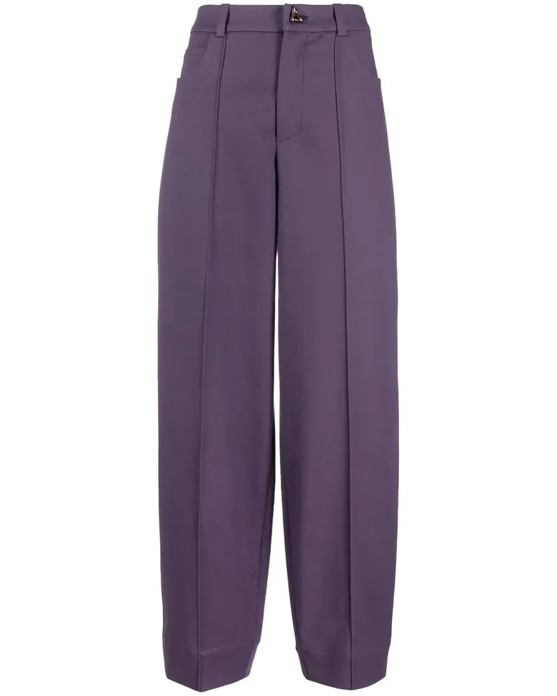 AERON Tapered-Hose aus Wolle - Violett Violett