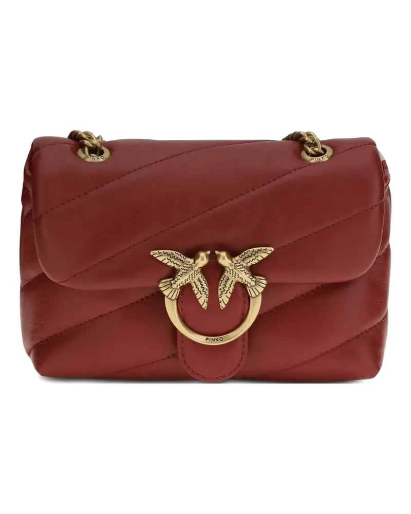 Pinko Gesteppte Love Schultertasche - Rot Rot