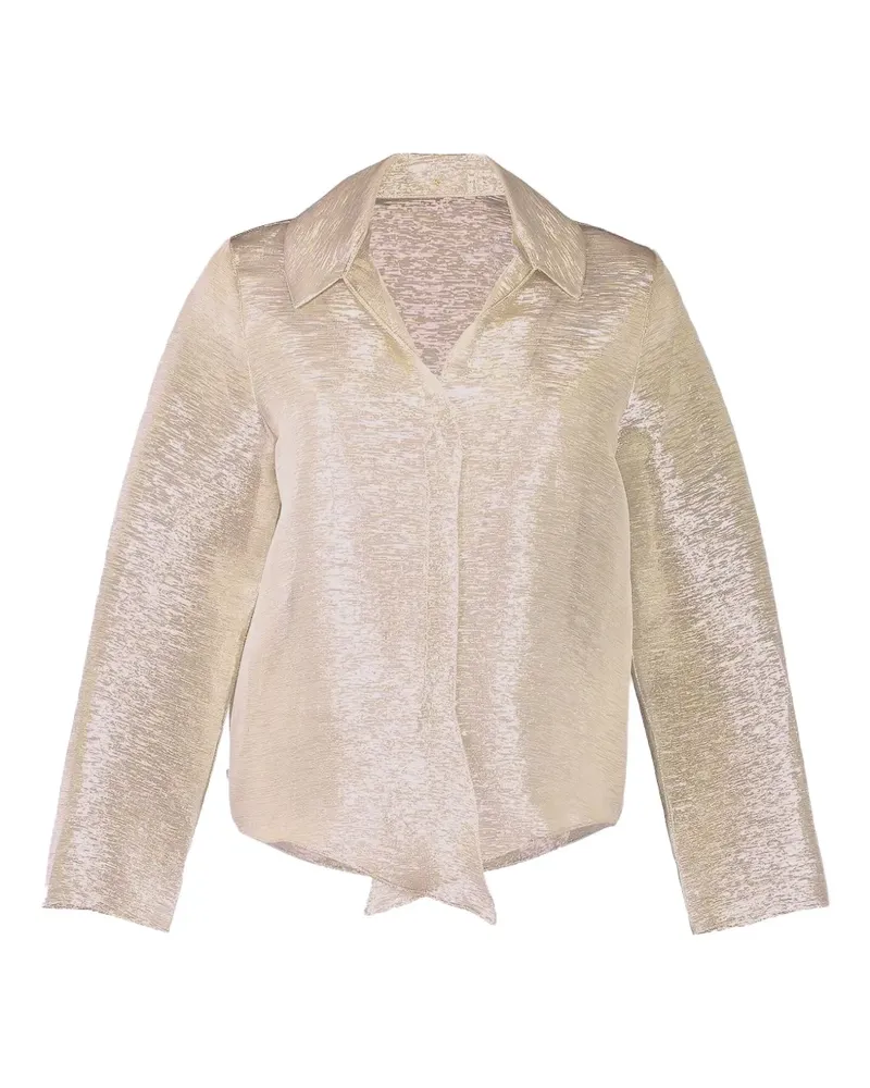 Peter Cohen Gabol metallic-effect shirt - Silber Silber