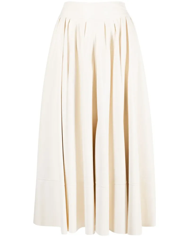 Philosophy Di Lorenzo Serafini Ausgestellter Rock mit Finish - Nude Nude