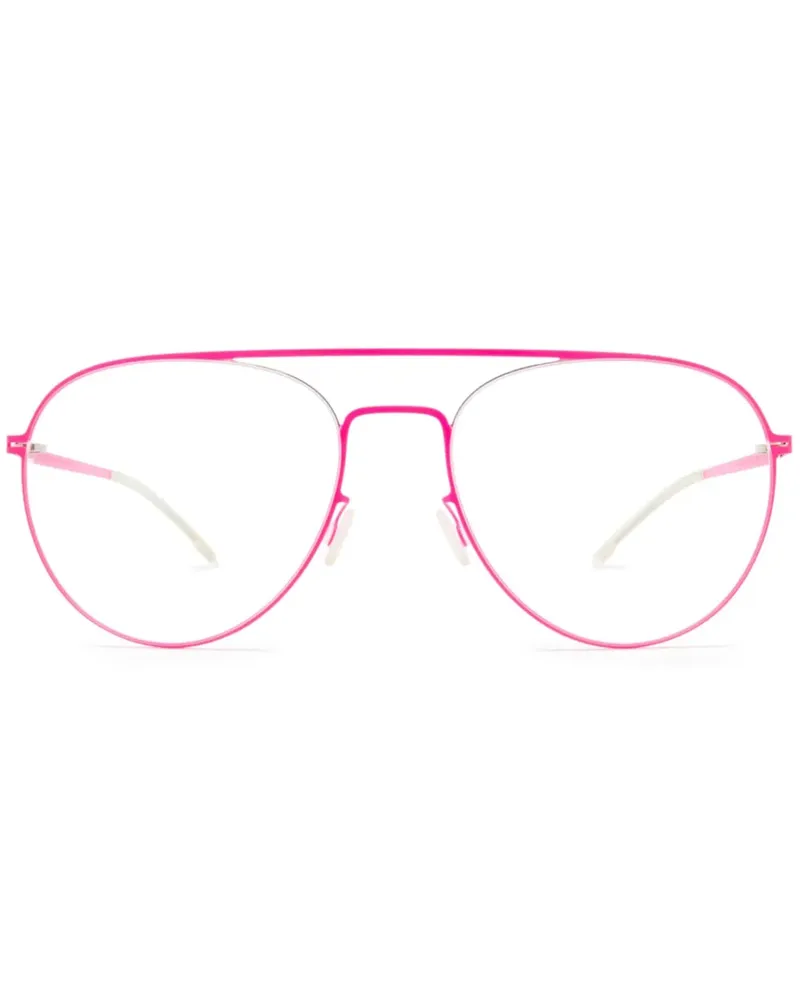 Mykita Pilotenbrille mit dünnem Gestell - Rosa Rosa