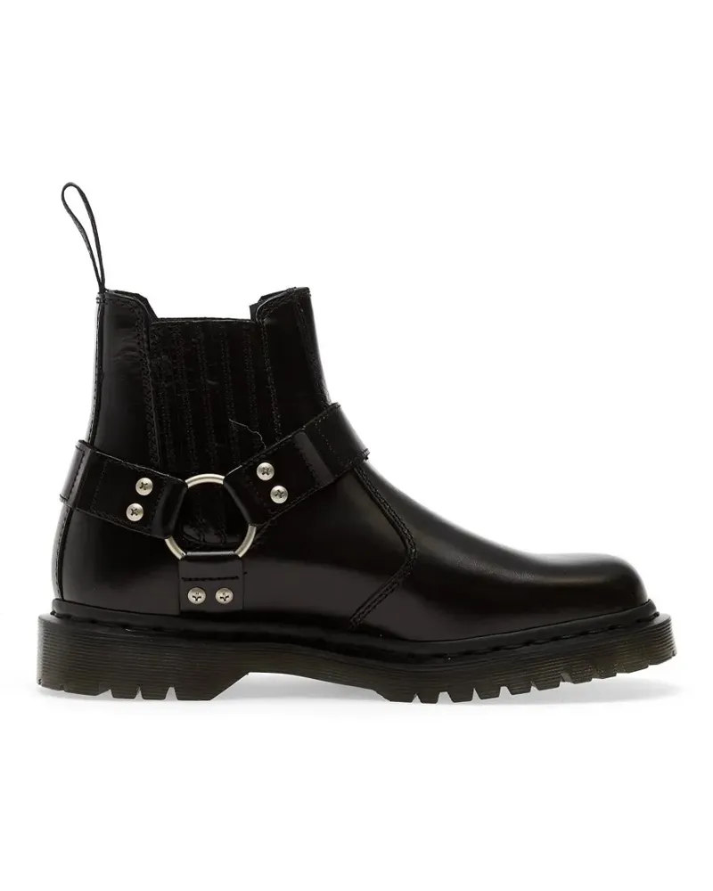 Dr.Martens Analine Stiefel mit Riemen - Schwarz Schwarz