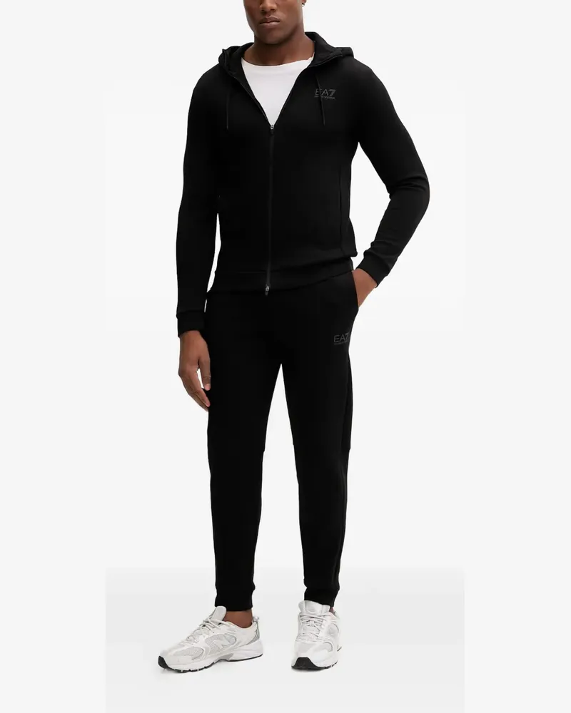 EA7 zip-up hoodie - Schwarz Schwarz