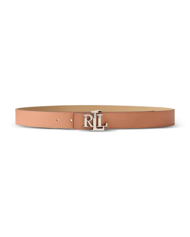 Ralph Lauren Wendbarer Gürtel mit Logo-Schild - Nude Nude