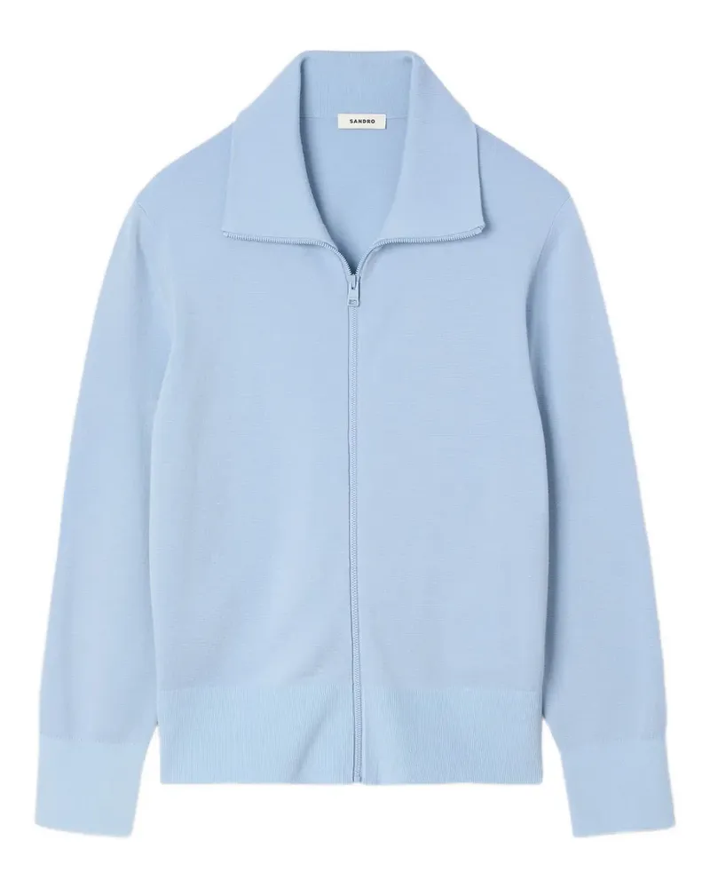 Sandro Cardigan mit Reißverschluss - Blau Blau