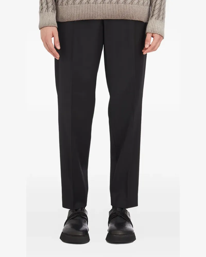 BARENA wool trousers - Schwarz Schwarz