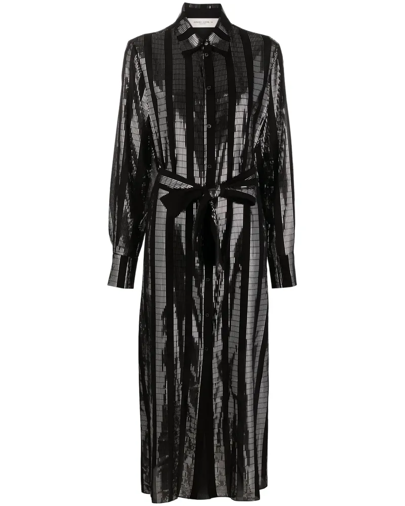 Golden Goose Chemisier Kleid - Schwarz Schwarz