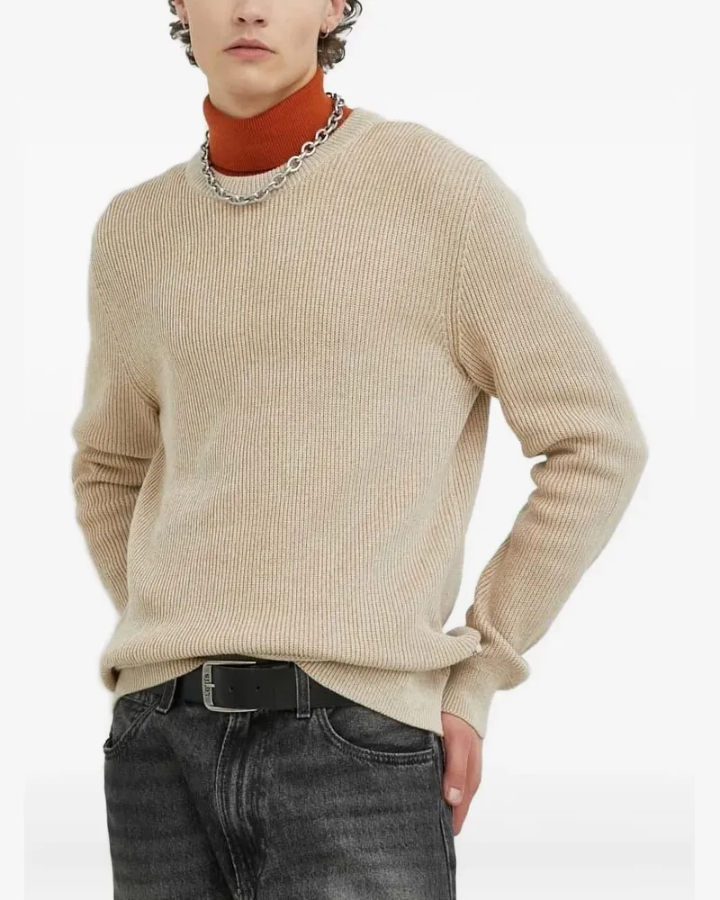 Marc O'Polo Gerippter Pullover - Nude Nude
