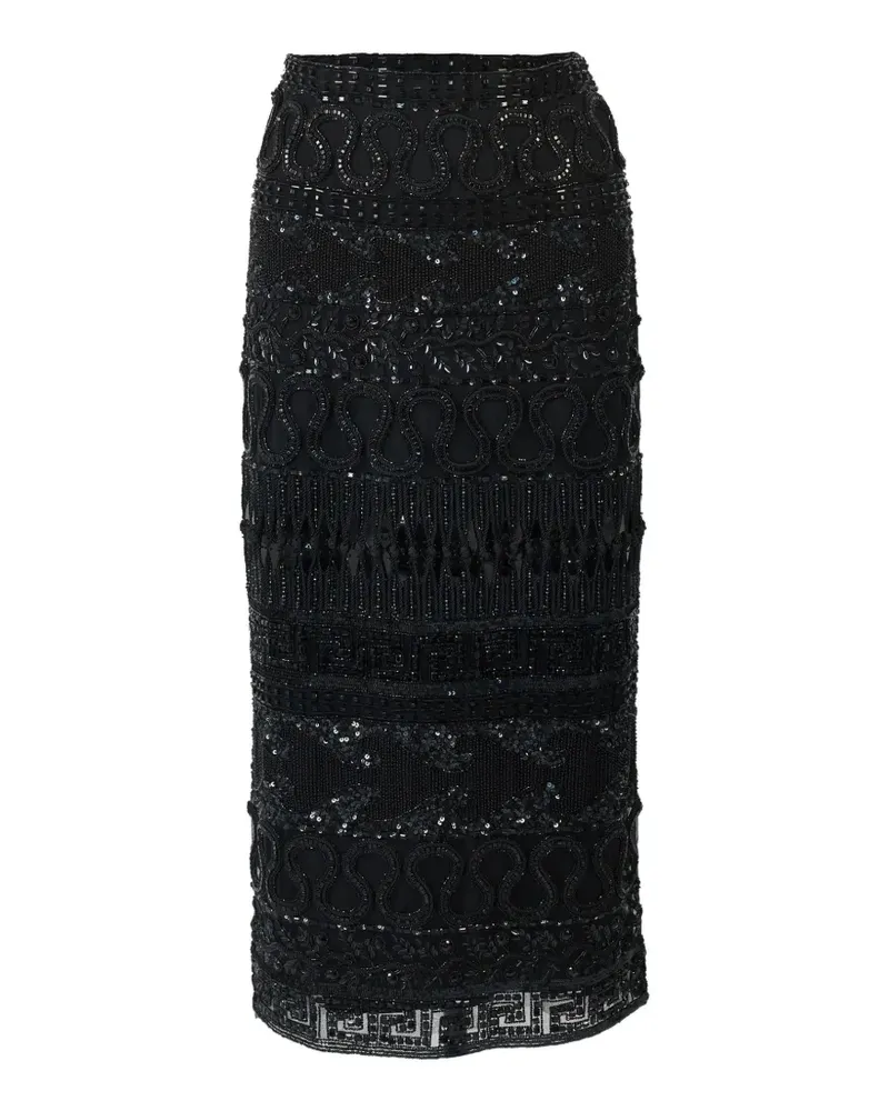 Carolina Herrera New York embellished skirt - Schwarz Schwarz