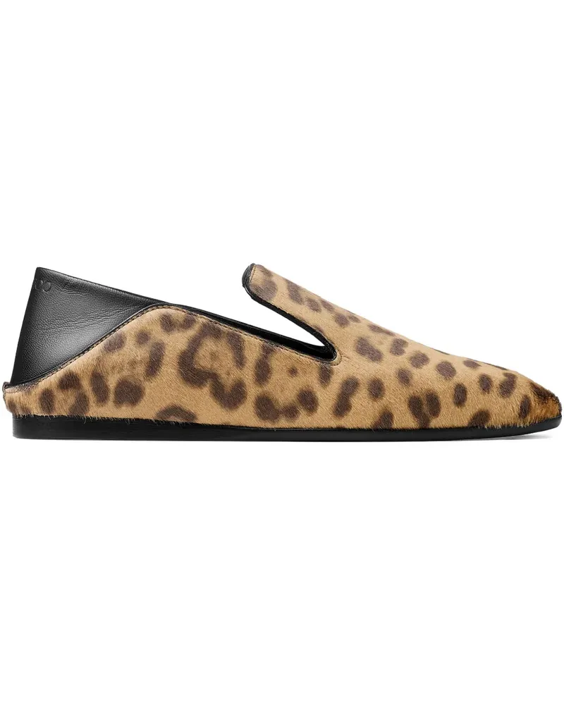 Jimmy Choo Eliot Ballerinas mit Leoparden-Print - Nude Nude