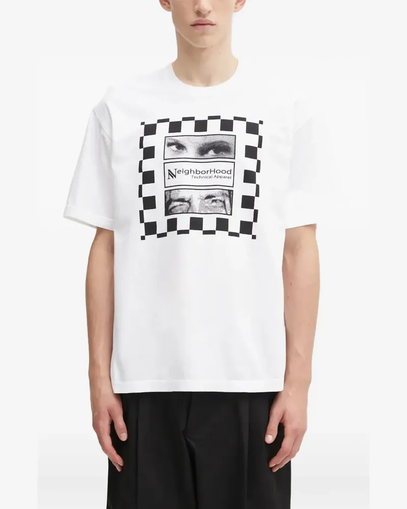 Neighborhood graphic-print T-shirt - Weiß Weiß
