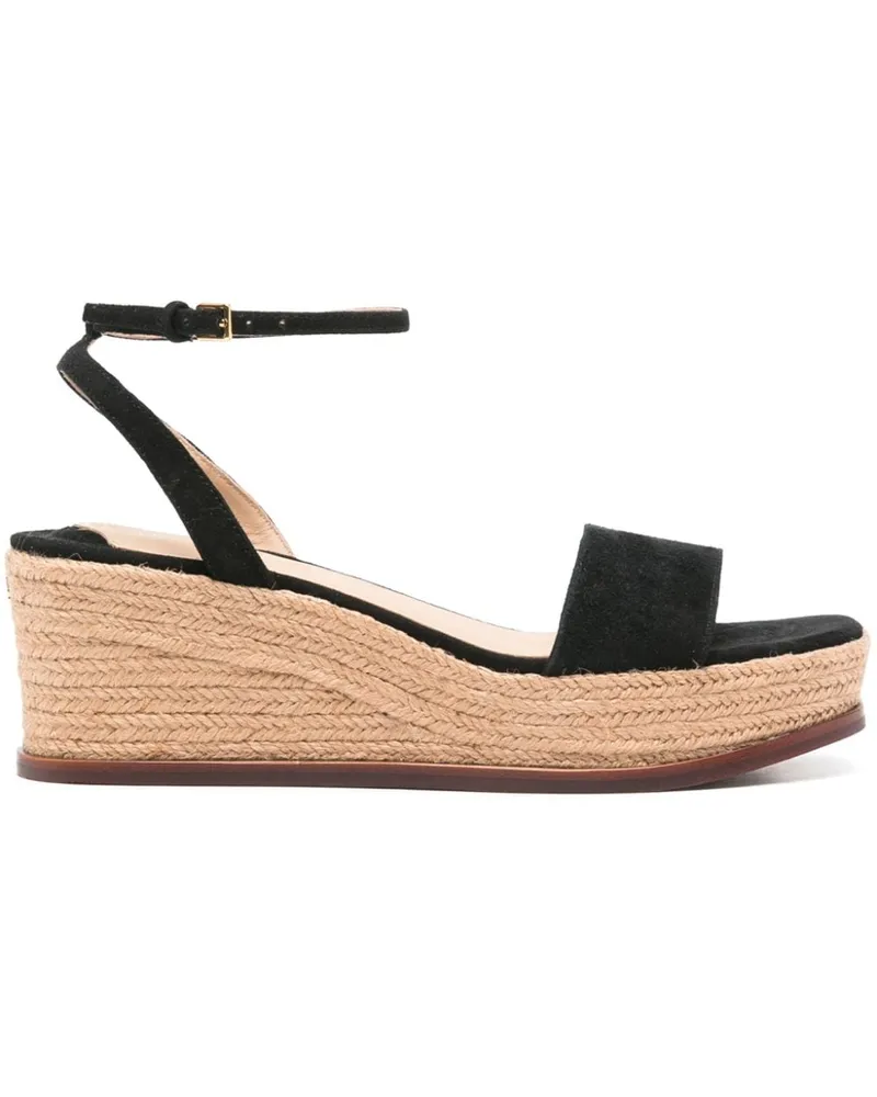 Ralph Lauren Leona Espadrilles aus Wildleder 35mm Schwarz