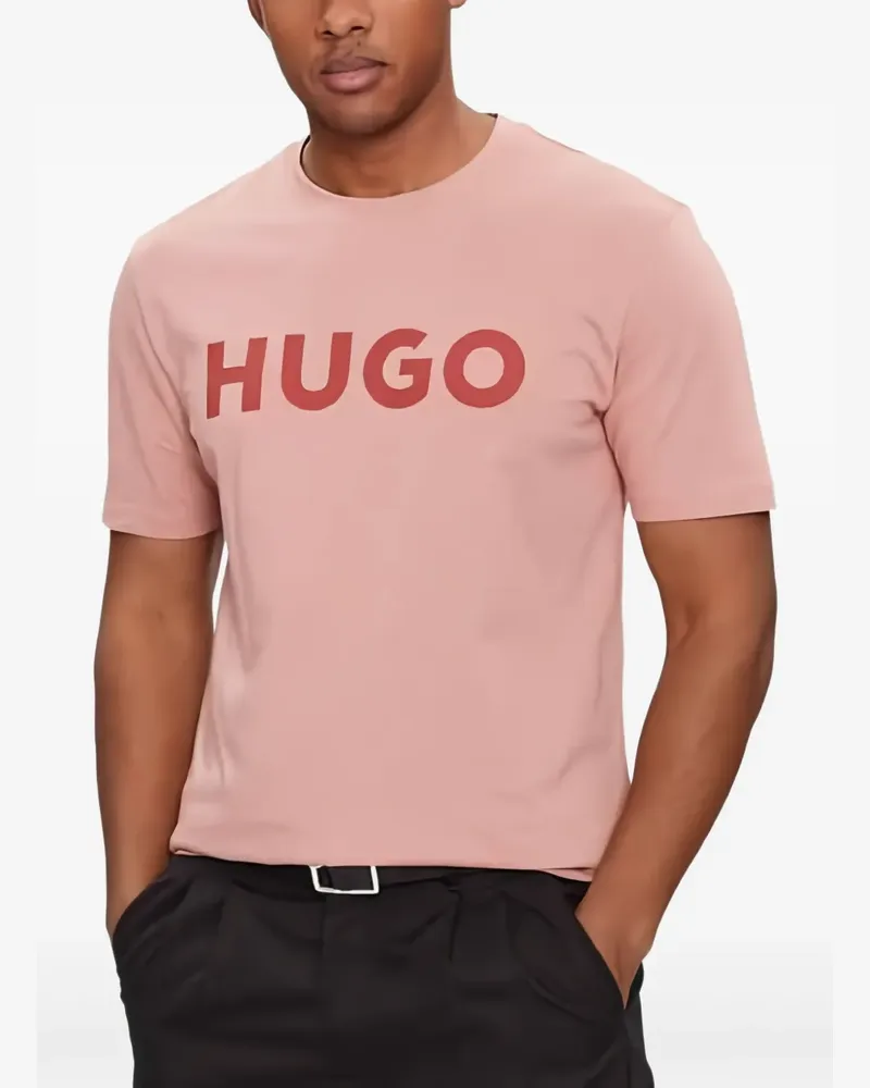 HUGO BOSS T-Shirt mit Logo - Rosa Rosa