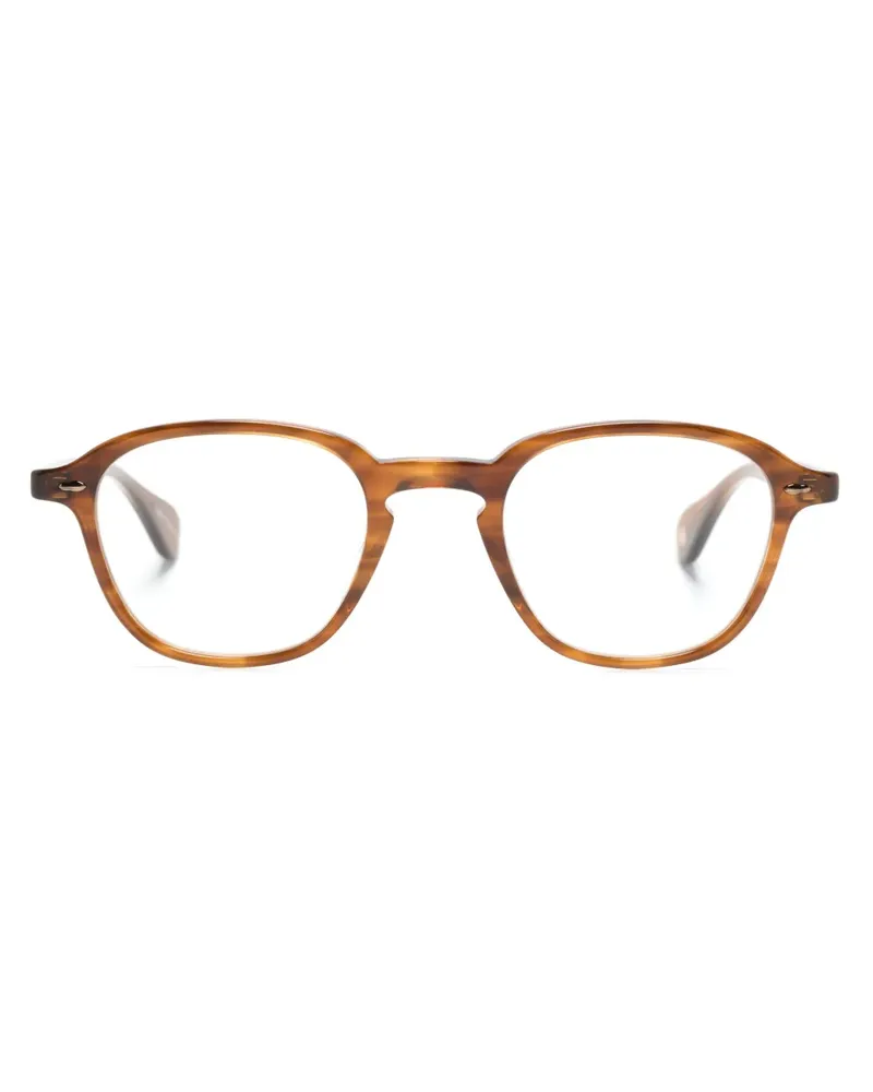 Garrett Leight Gilbert Brille mit eckigem Gestell - Braun Braun