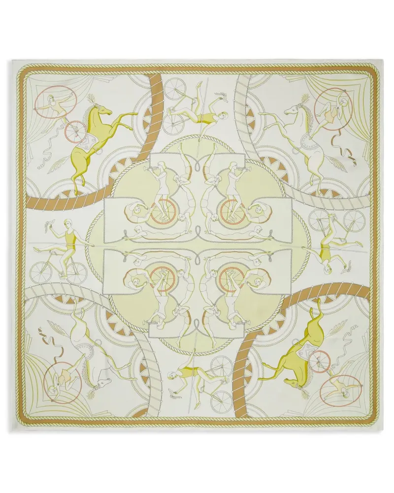 Tory Burch Acrobats Schal - Grün Grün