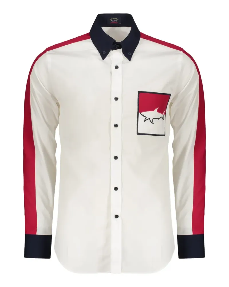 Paul & Shark long-sleeved cotton shirt - Weiß Weiß