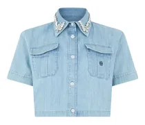 Kurzärmeliges Hemd - Blau