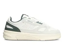 Perforierte Sneakers - Weiß