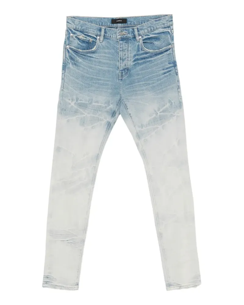 PURPLE BRAND faded distressed jeans - Blau Blau