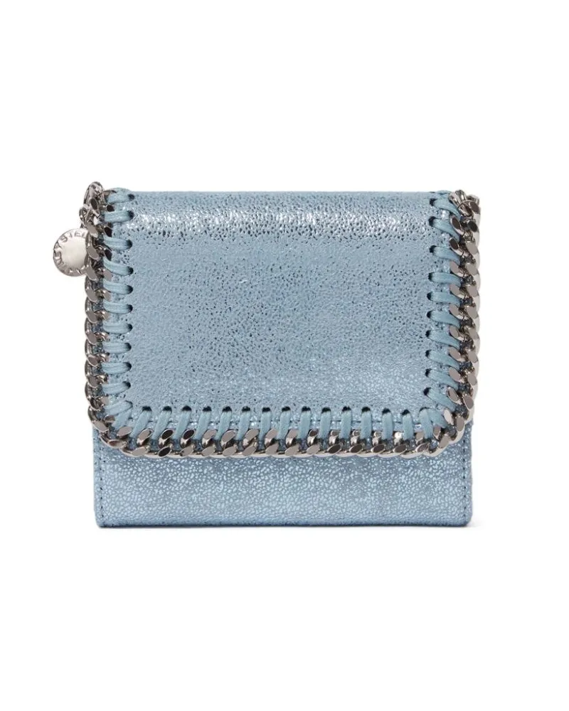 Stella McCartney Portemonnaie mit Kettenborte - Blau Blau