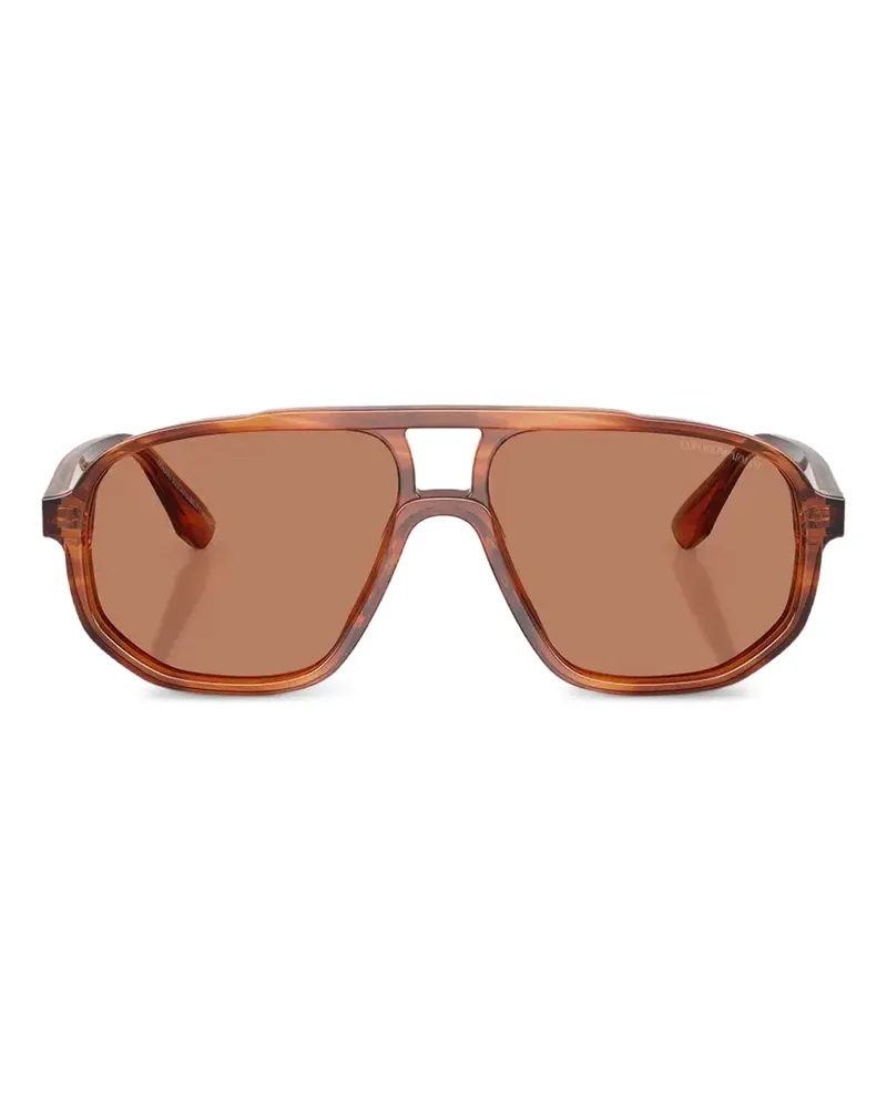 Emporio Armani Getönte Pilotenbrille - Braun Braun