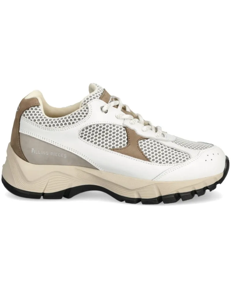 Filling Pieces Sneakers aus Leder - Weiß Weiß