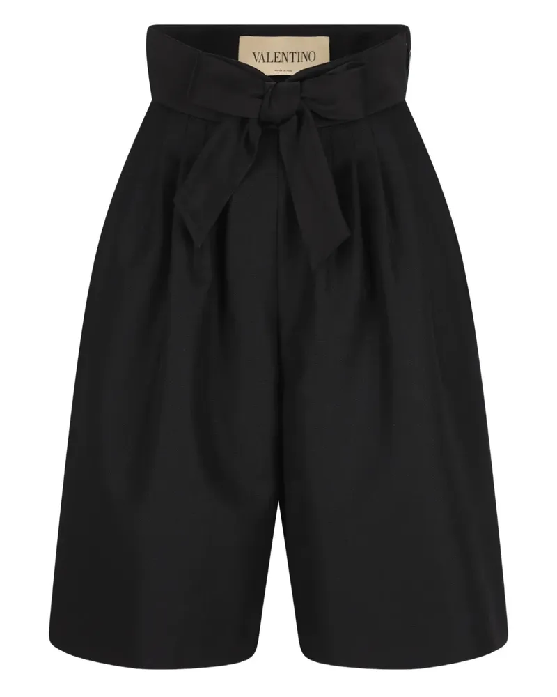 Valentino Garavani Shorts mit Schleifendetail - Schwarz Schwarz