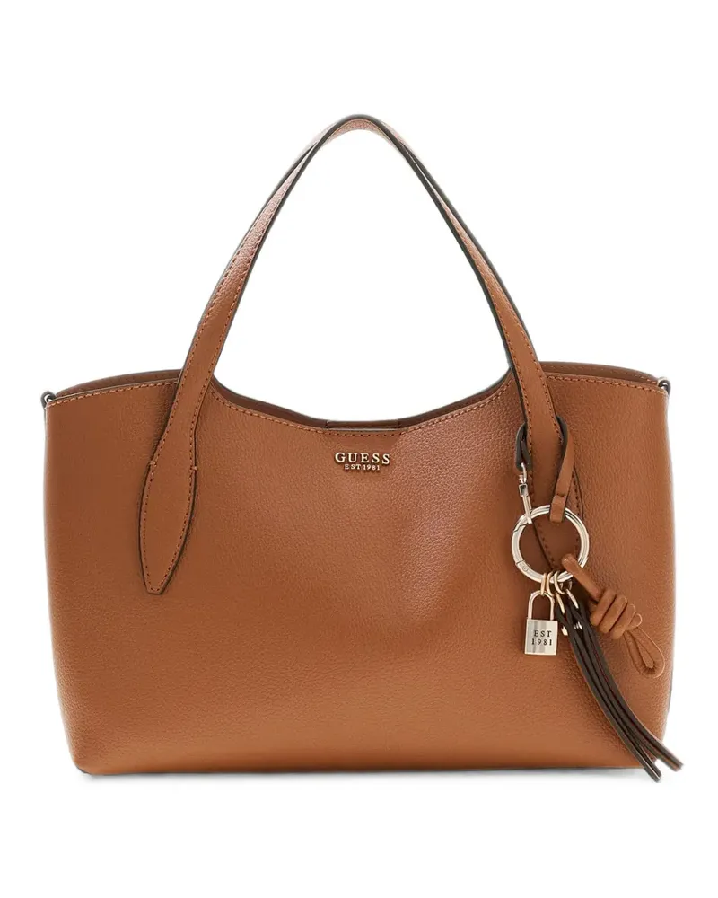 Guess Gekörnter Melody Tote Bag - Braun Braun