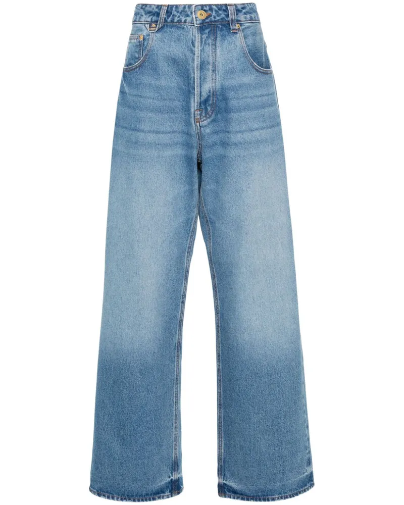 Jacquemus Halbhohe Nimes Jeans - Blau Blau