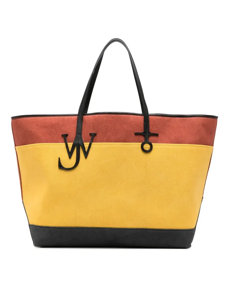 J.W.Anderson Tote Bag in Colour-Block-Optik - Gelb Gelb