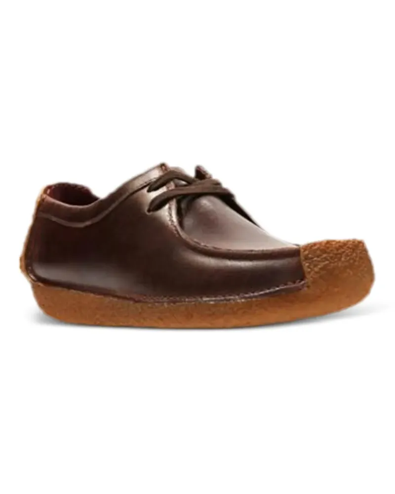Clarks Natalie "Chestnut Leather" Desert-Boots - Braun Braun