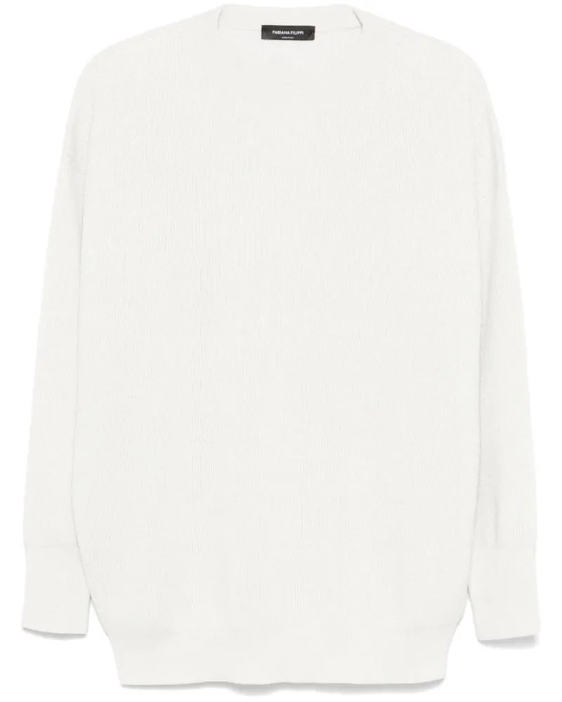 Fabiana Filippi Platinum Pullover - Weiß Weiß