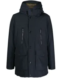 Woolrich Gefütterter Kapuzenmantel Blau