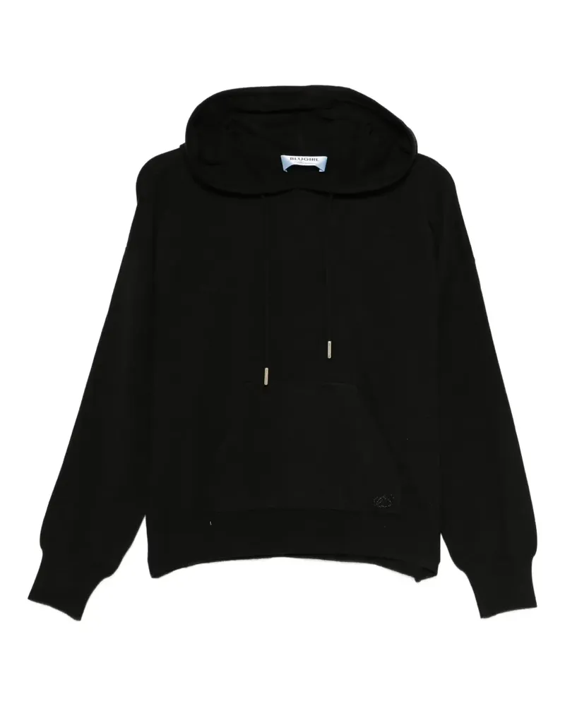 Blumarine long-sleeve hoodie - Schwarz Schwarz