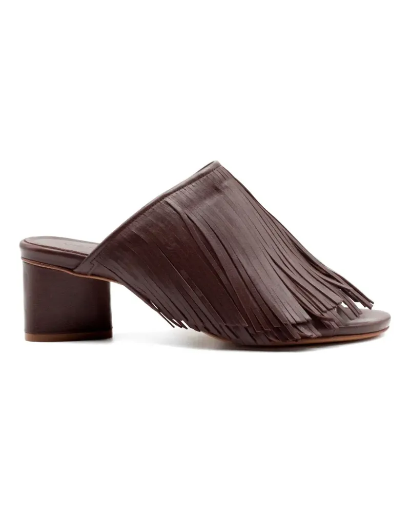 Vic Matié fringed leather sandals - Braun Braun