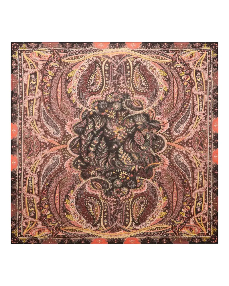 Etro paisley-print scarf - Braun Braun