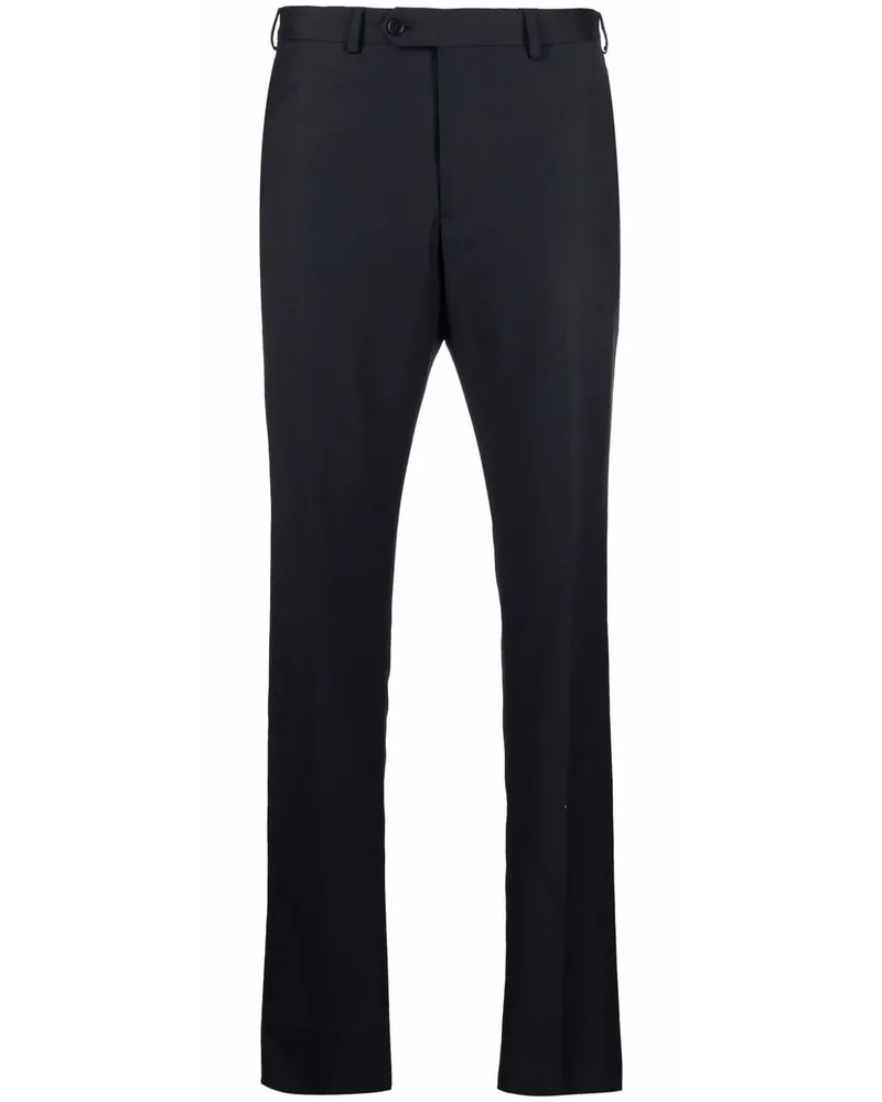Emporio Armani Klassische Tapered-Hose - Blau Blau