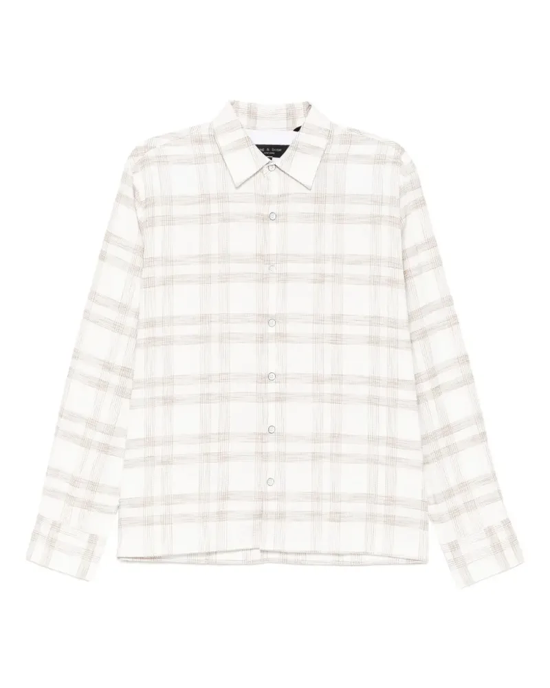 Rag & Bone Kariertes Hemd - Nude Nude