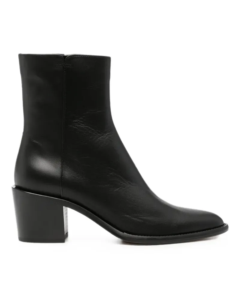 POMME D'OR leather ankle boots - Schwarz Schwarz