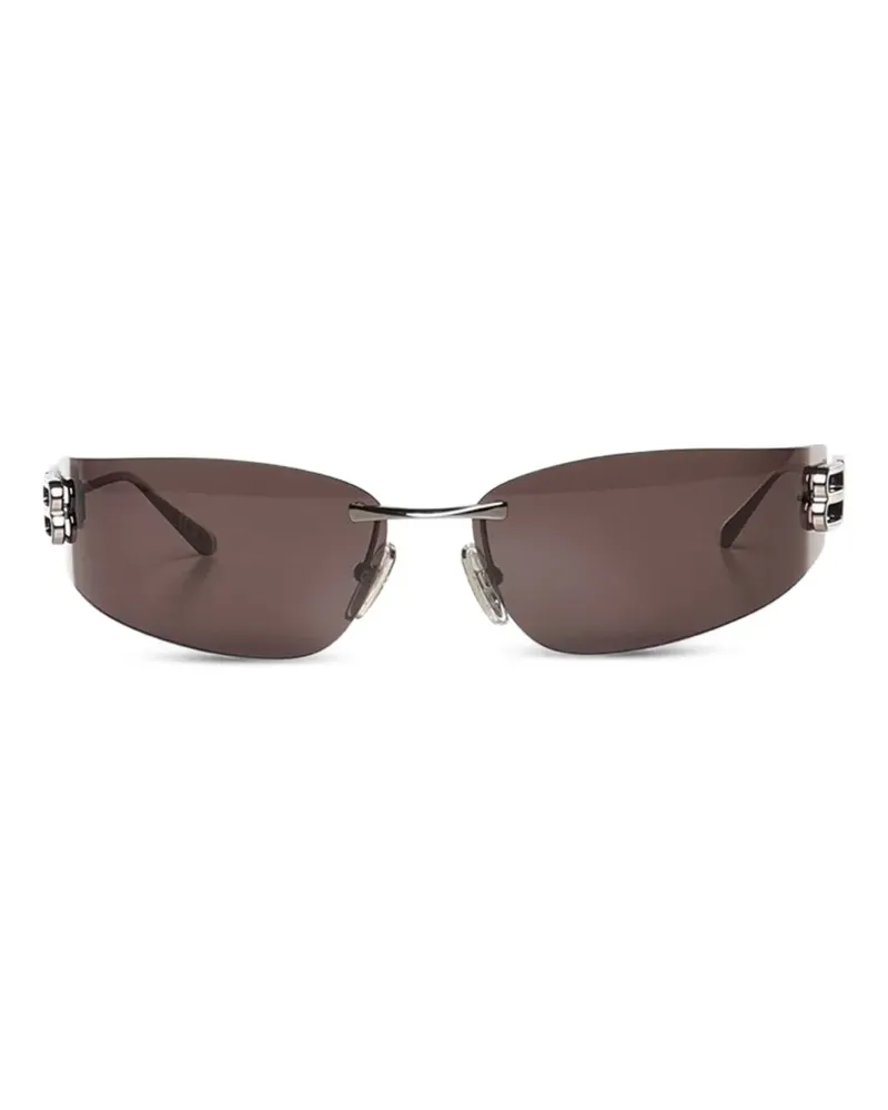 Balenciaga logo-detail sunglasses - Silber Silber