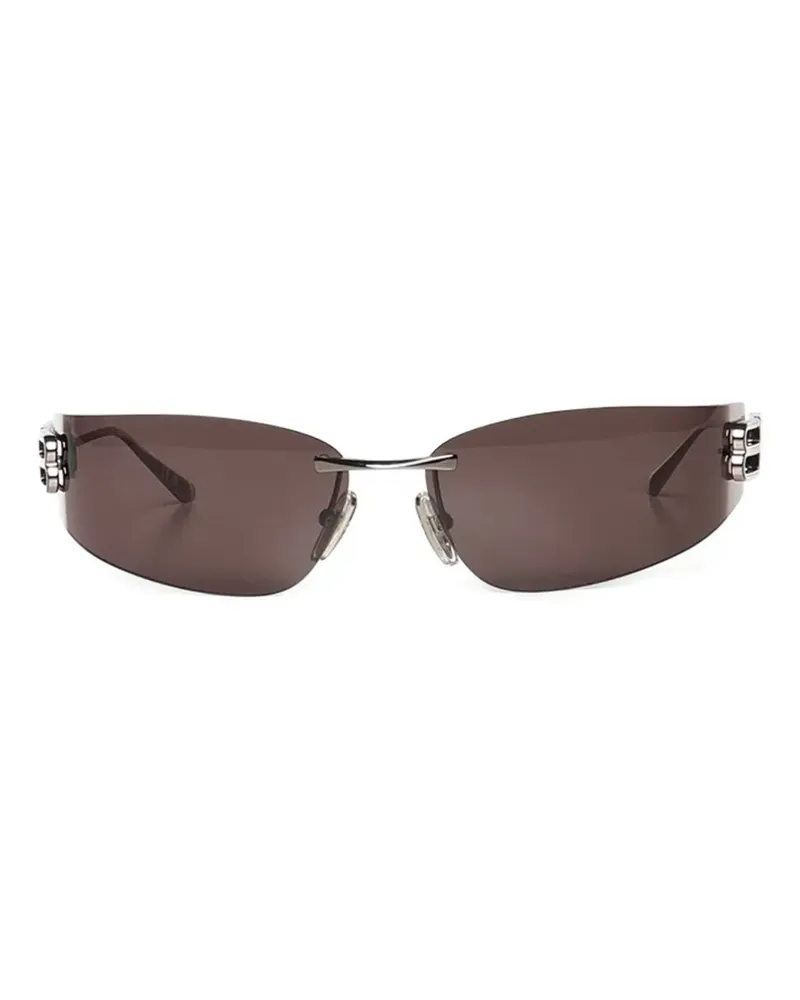 Balenciaga logo-detail sunglasses - Silber Silber