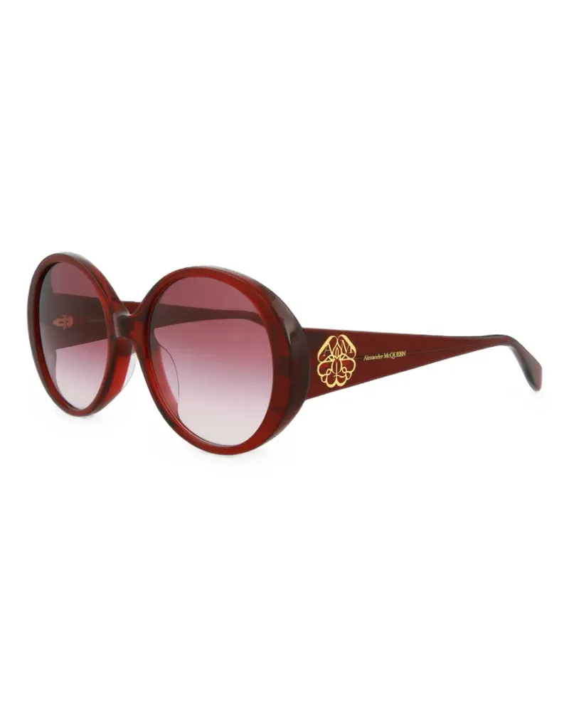 Alexander McQueen round-frame sunglasses - Rot Rot