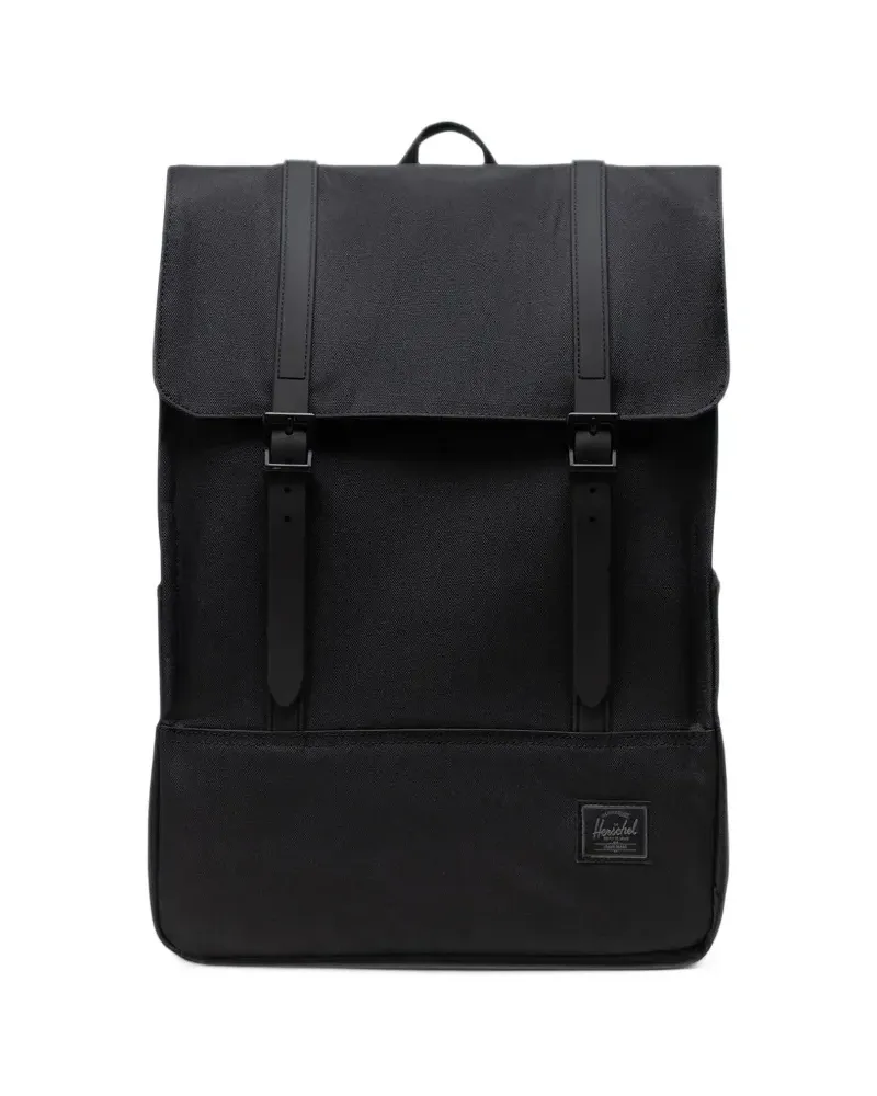 Herschel Supply Co. Survey buckle-strap flap backpack - Schwarz Schwarz
