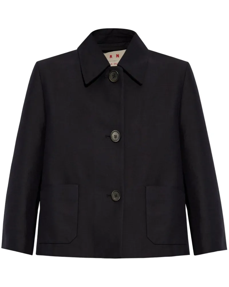 Marni Jacke aus Baumwolle - Schwarz Schwarz
